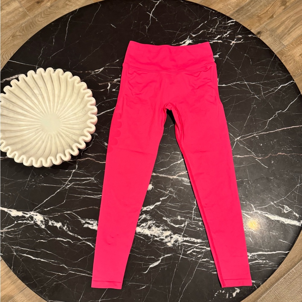 Fabletics Pink Crush High-Waist Seamless Scrunch High-Waisted Legging - Picture 2 of 3